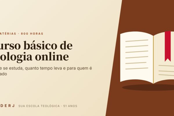 Curso básico de teologia online do IBADERJ